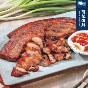 【阿家海鮮】亞麻籽鹹豬肉300g±10%/盒